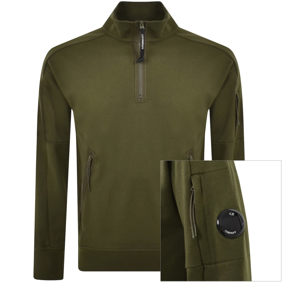 Cp company half zip men's sweatshirt outlet